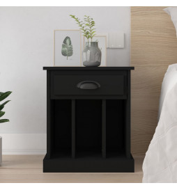 Table de chevet noir...