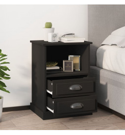 Tables de chevet 2 pcs noir...