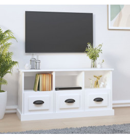 Meuble TV blanc 100x35x50...