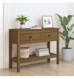 Table console Marron miel...