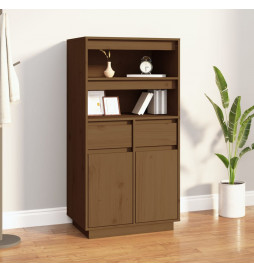 Buffet haut Marron miel...