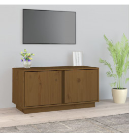 Meuble TV Marron miel...