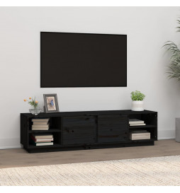 Meuble TV Noir 156x40x40 cm...