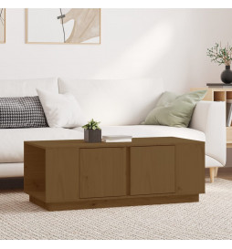 Table basse Marron miel...