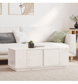 Table basse Blanc 110x50x40...
