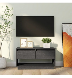 Meuble TV Gris 74x34x40 cm...