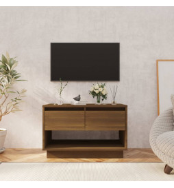 Meuble TV Chêne marron...