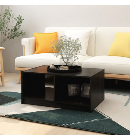 Table basse Noir 75x50x33,5...