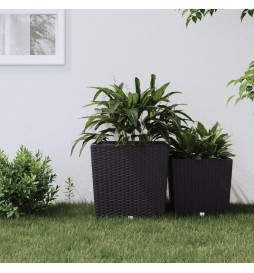 Jardinière et intérieur...
