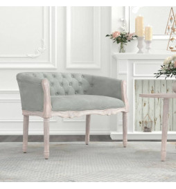Banc Gris clair 98x56x69 cm...