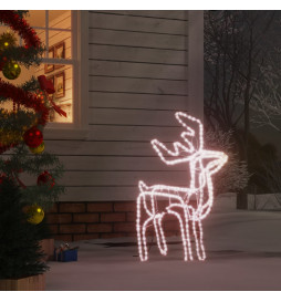 Renne de Noël Blanc chaud...