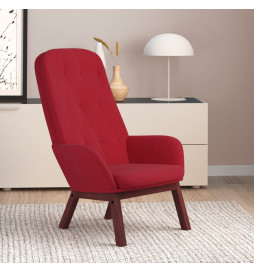 Chaise de relaxation Rouge...
