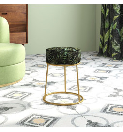 Tabouret rond Multicolore...