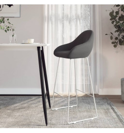 Tabouret de bar Gris foncé...