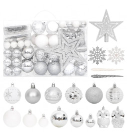Ensemble de boules de Noël...