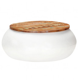 Table basse Blanc 68x68x30...
