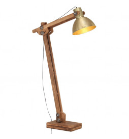 Lampadaire Laiton Bois de...