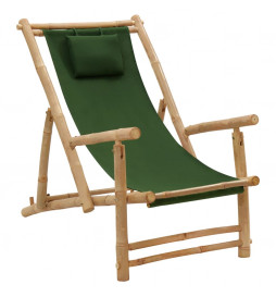 Chaise de terrasse Bambou...