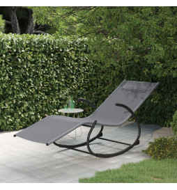 Chaise longue à bascule...