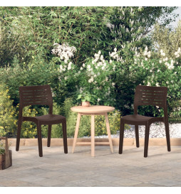 Chaises de jardin 2 pcs...