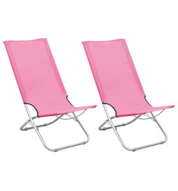 Chaises de plage pliables 2...