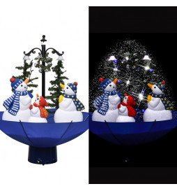 Arbre de Noël neigeux avec...