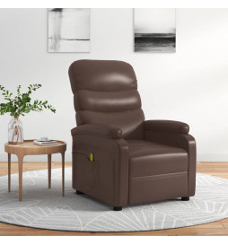 Fauteuil de massage Marron...