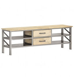 Meuble TV 120x30x40 cm Bois...