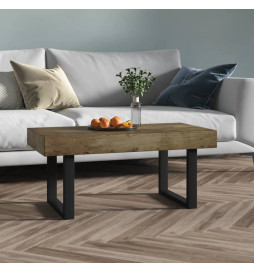 Table basse Marron foncé et...