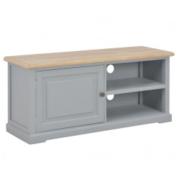 Meuble TV Gris 90 x 30 x 40...
