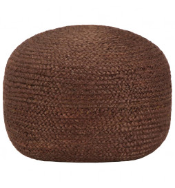 Pouf fait à la main Marron...