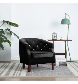 Fauteuil Noir Velours
