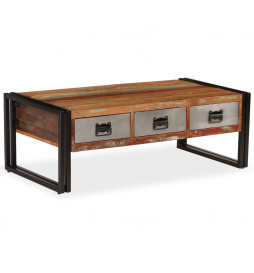 Table basse avec 3 tiroirs...