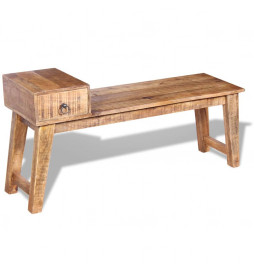 Banc avec tiroir Bois de...