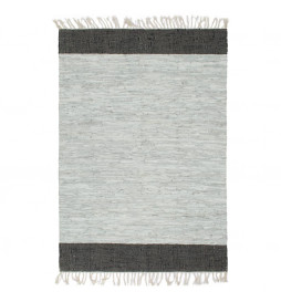 Tapis Chindi tissé à la...