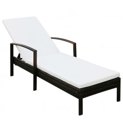 Chaise longue avec coussin...