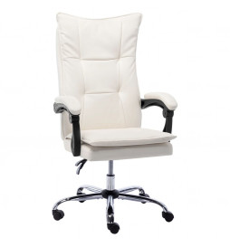 Chaise de bureau Crème...