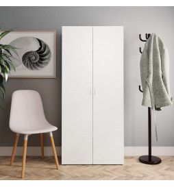 Armoire à chaussures Blanc...