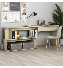 Bureau d'angle Chêne sonoma...