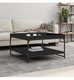Table basse noir 80x80x45...