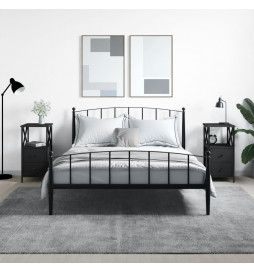 Tables de chevet 2 pcs noir...