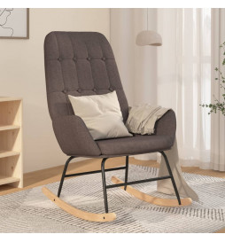 Chaise à bascule Gris foncé...