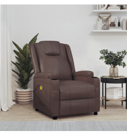 Fauteuil de massage Marron...