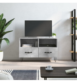 Meuble TV Gris béton...