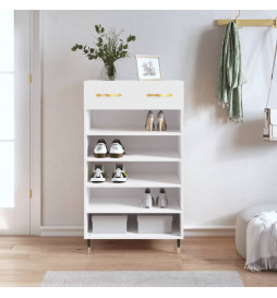 Armoire à chaussure Blanc...