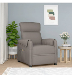 Fauteuil de massage Taupe...