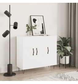 Buffet blanc 90x34x80 cm...