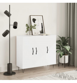 Buffet blanc brillant...