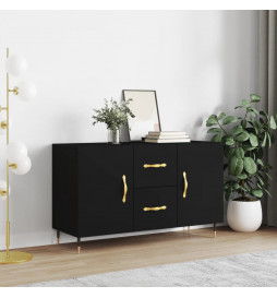 Buffet noir 100x36x60 cm...