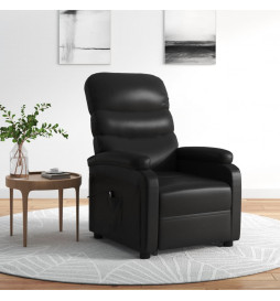 Fauteuil Noir Similicuir